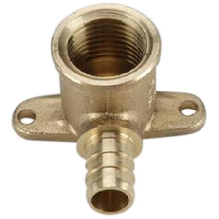 Elkhart Supply 0.5 ft. x 0.5 ft. Metal Pex Drop Ear Elbow, 10PK E6G-51181